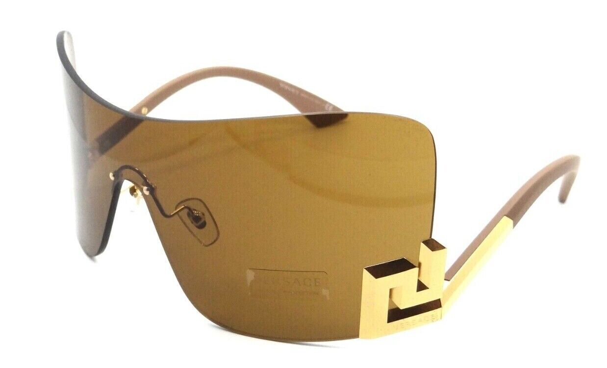 Versace Sunglasses VE 2240 1002/63 40-xx-140 Bronze / Dark Bronze Shield Italy-8056597555203-classypw.com-1