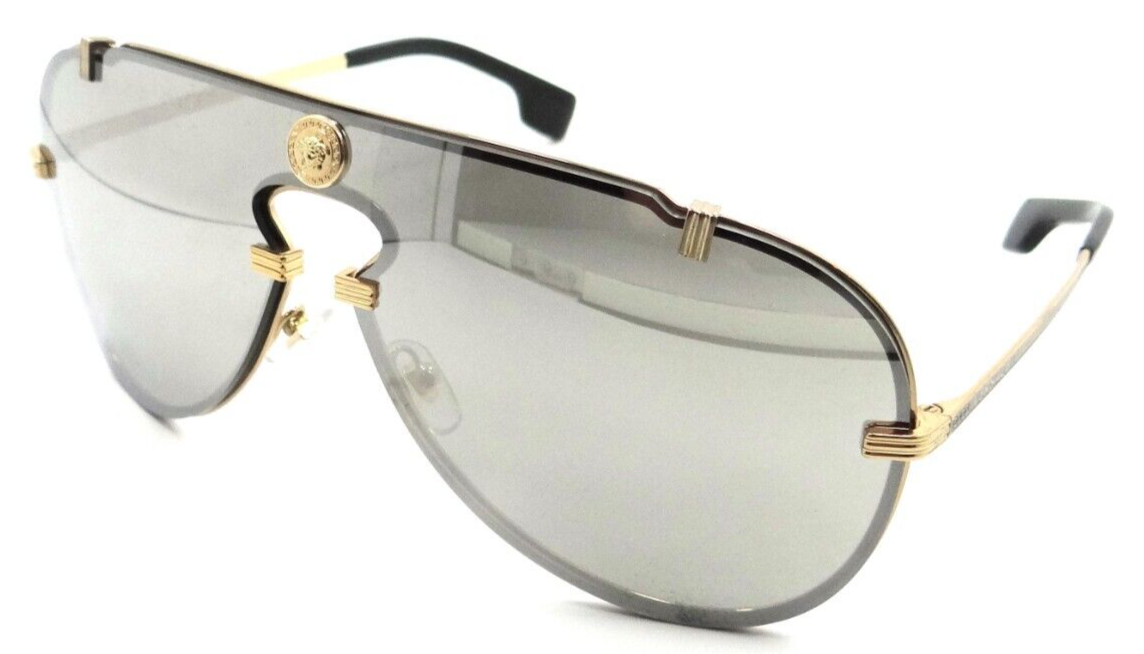 Versace Sunglasses VE 2243 1002/6G 43-xx-140 Gold / Light Grey Mirror Silver