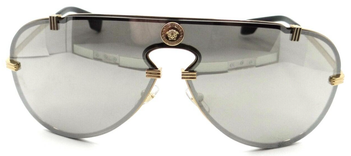 Versace Sunglasses VE 2243 1002/6G 43-xx-140 Gold / Light Grey Mirror Silver