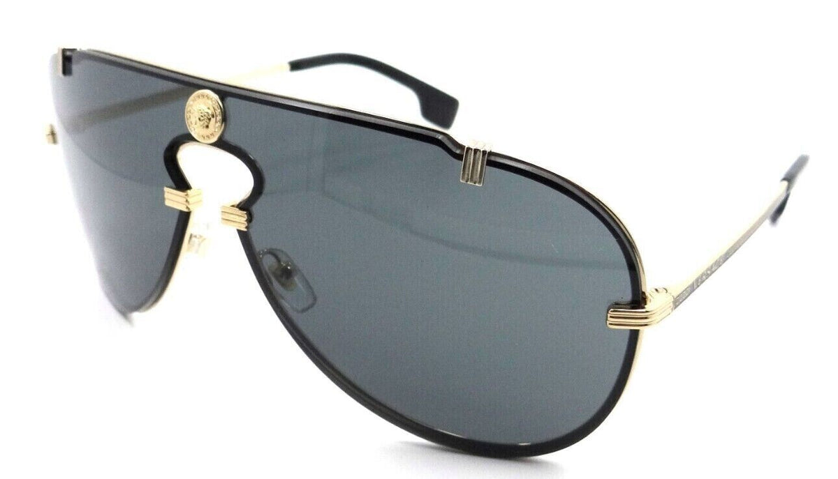 Versace Sunglasses VE 2243 1002/87 43-xx-140 Gold / Grey Made in Italy-8056597640268-classypw.com-1