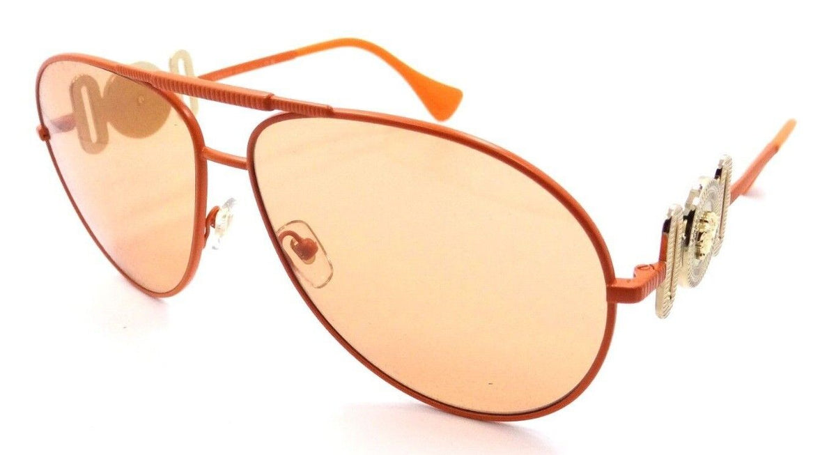 Versace Sunglasses VE 2249 1485/74 65-14-145 Matte Orange / Orange Made in Italy-8056597685993-classypw.com-1