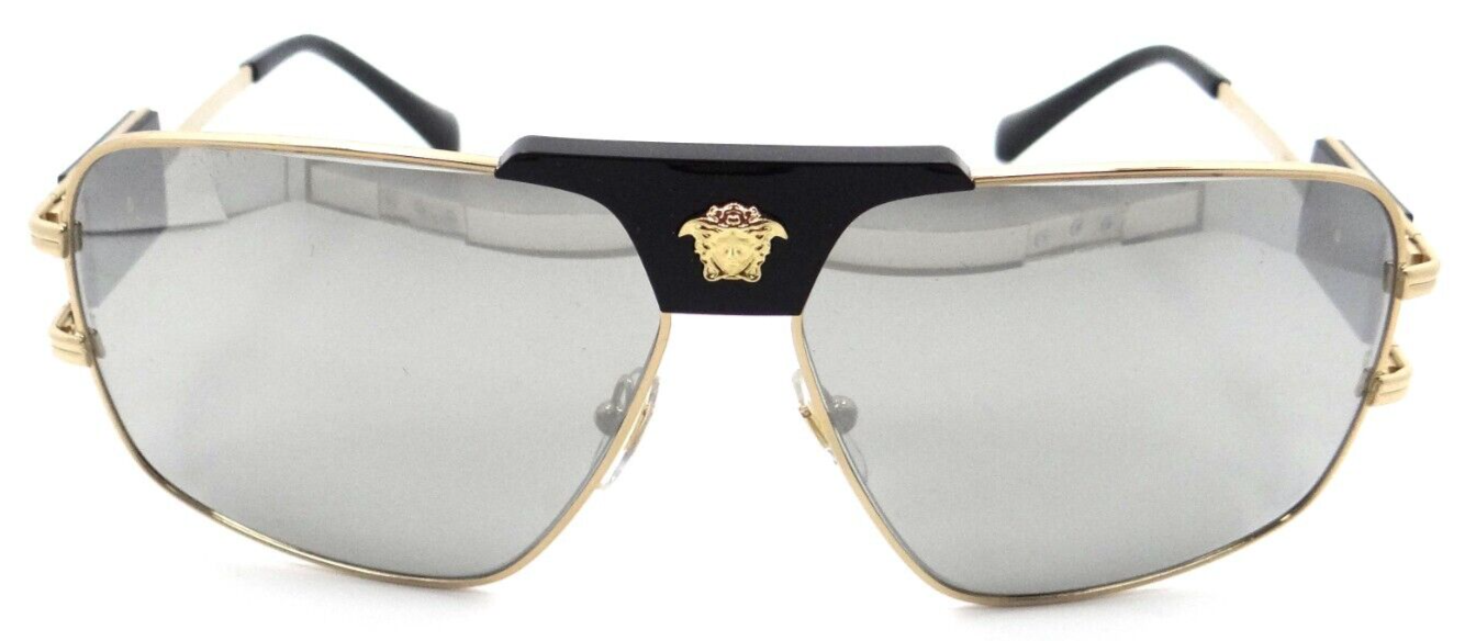 Versace Sunglasses VE 2251 1002/6G 63-12-145 Gold / Light Grey Mirror Silver