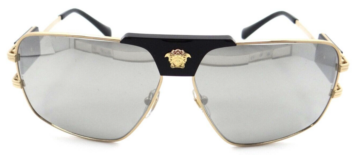 Versace Sunglasses VE 2251 1002/6G 63-12-145 Gold / Light Grey Mirror Silver