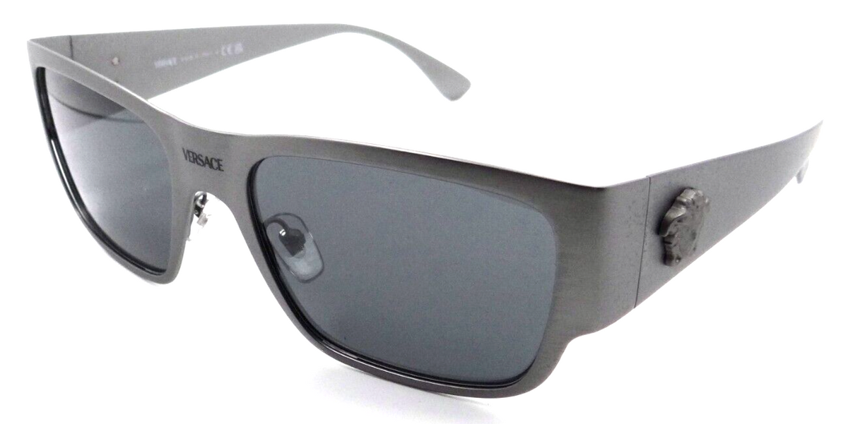 Versace Sunglasses VE 2262 1262/87 56-18-140 Gunmetal / Dark Grey Made in Italy