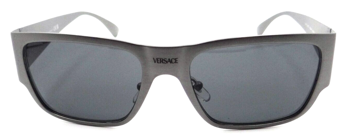 Versace Sunglasses VE 2262 1262/87 56-18-140 Gunmetal / Dark Grey Made in Italy