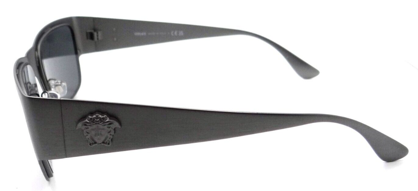 Versace Sunglasses VE 2262 1262/87 56-18-140 Gunmetal / Dark Grey Made in Italy