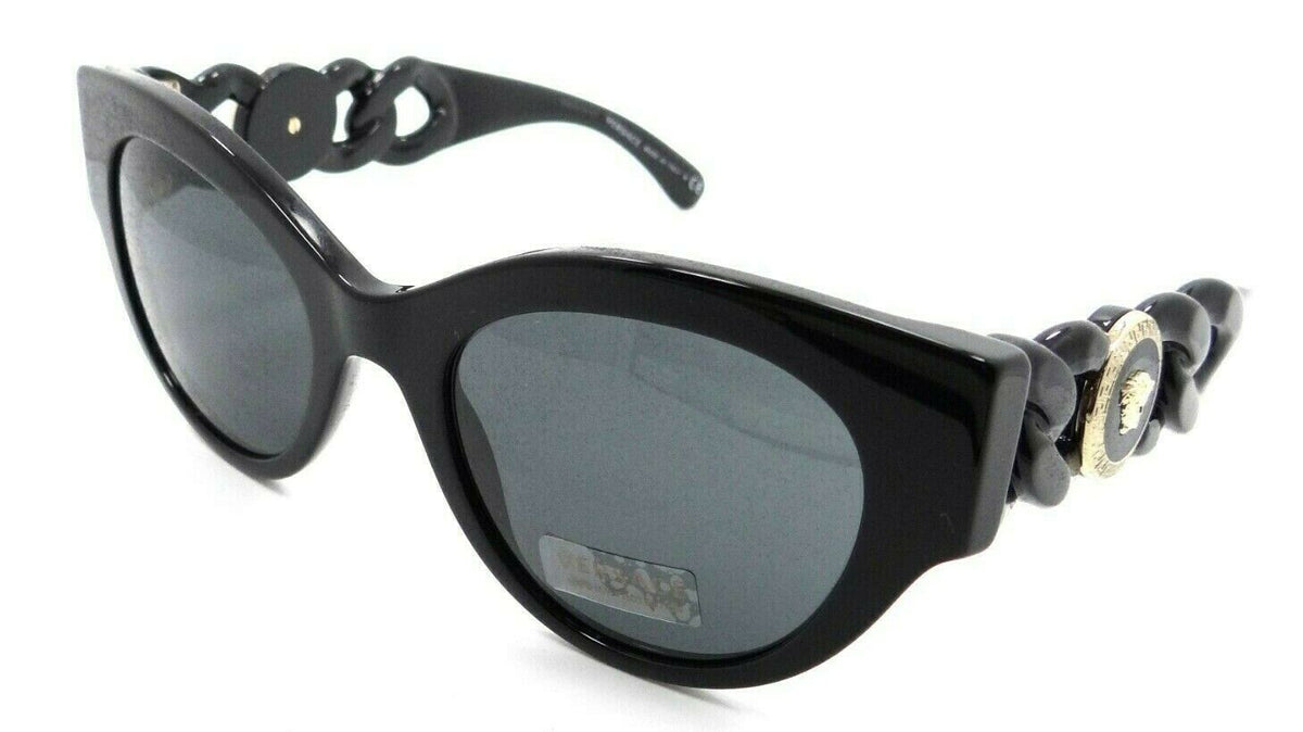Versace Sunglasses VE 4308 GB1/87 52-21-140 Black / Dark Grey Made in Italy-8056597525022-classypw.com-1