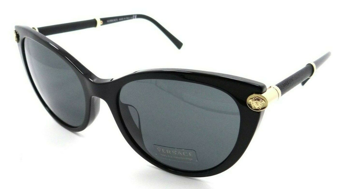 Versace Sunglasses VE 4364QA GB1/87 55-18-140 Black / Dark Grey Made in Italy-8053672922196-classypw.com-1