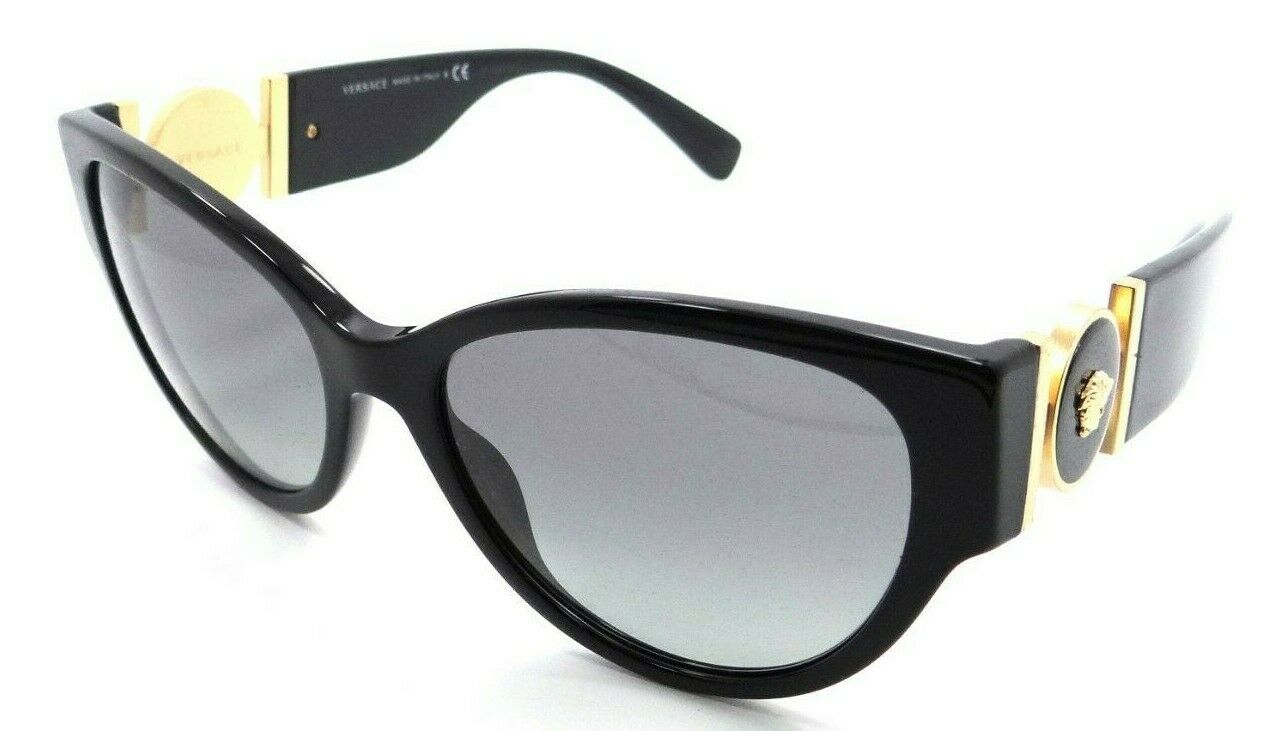 Versace Sunglasses VE 4368 GB1/11 56-17-140 Black / Grey Gradient Made in Italy-8056597265898-classypw.com-1