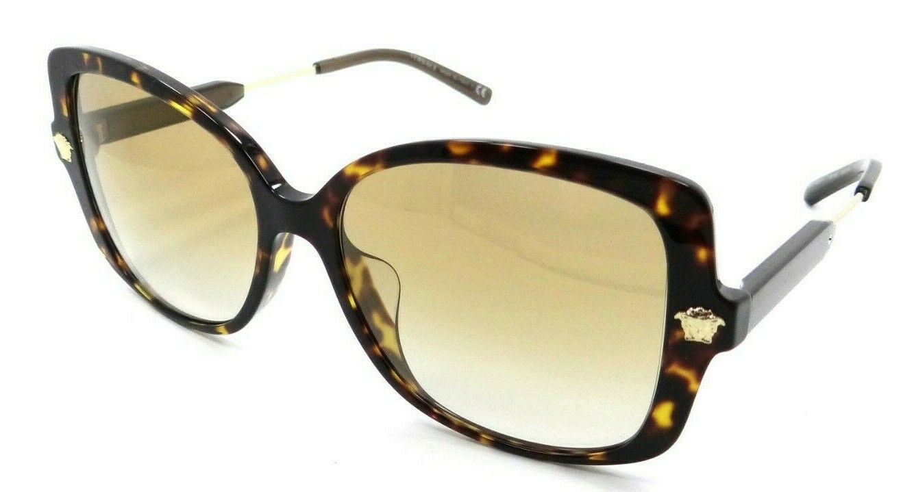 Versace Sunglasses VE 4390F 108/6E 56-16-140 Havana / Brown Gradient Mirror Gold-8056597222327-classypw.com-1