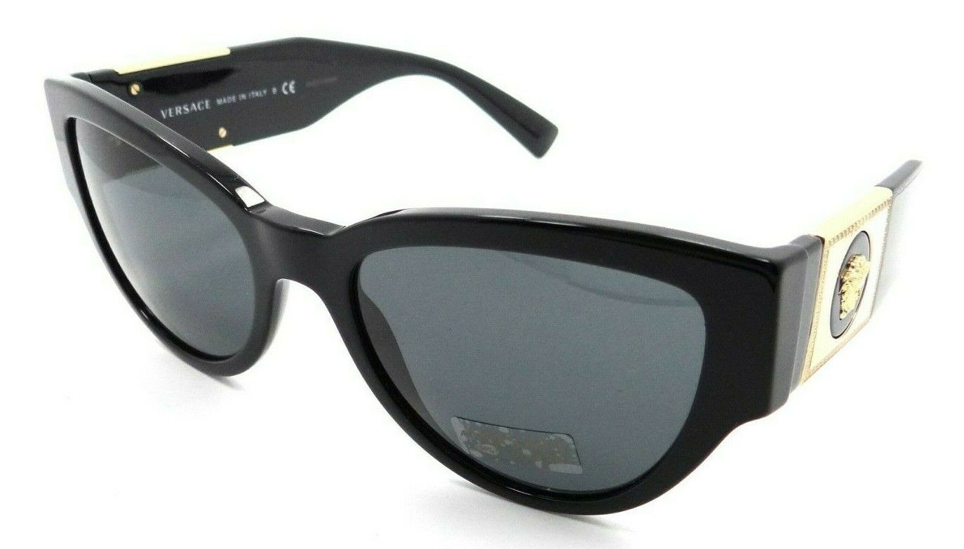 Versace Sunglasses VE 4398 GB1/87 55-19-140 Black / Dark Grey Made in Italy-8056597342421-classypw.com-1