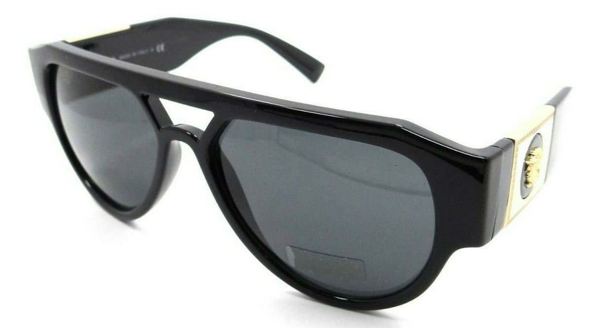 Versace Sunglasses VE 4401 GB1/87 57-17-140 Black / Dark Grey Made in Italy-8056597342469-classypw.com-1