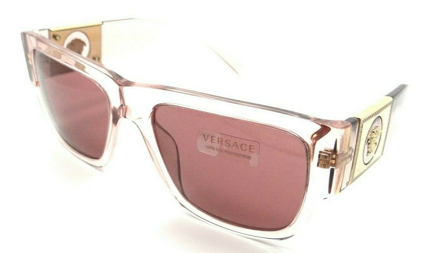 Versace Sunglasses VE 4406 5339/69 56-19-140 Transparent Pink / Dark Violet-8056597384940-classypw.com-1