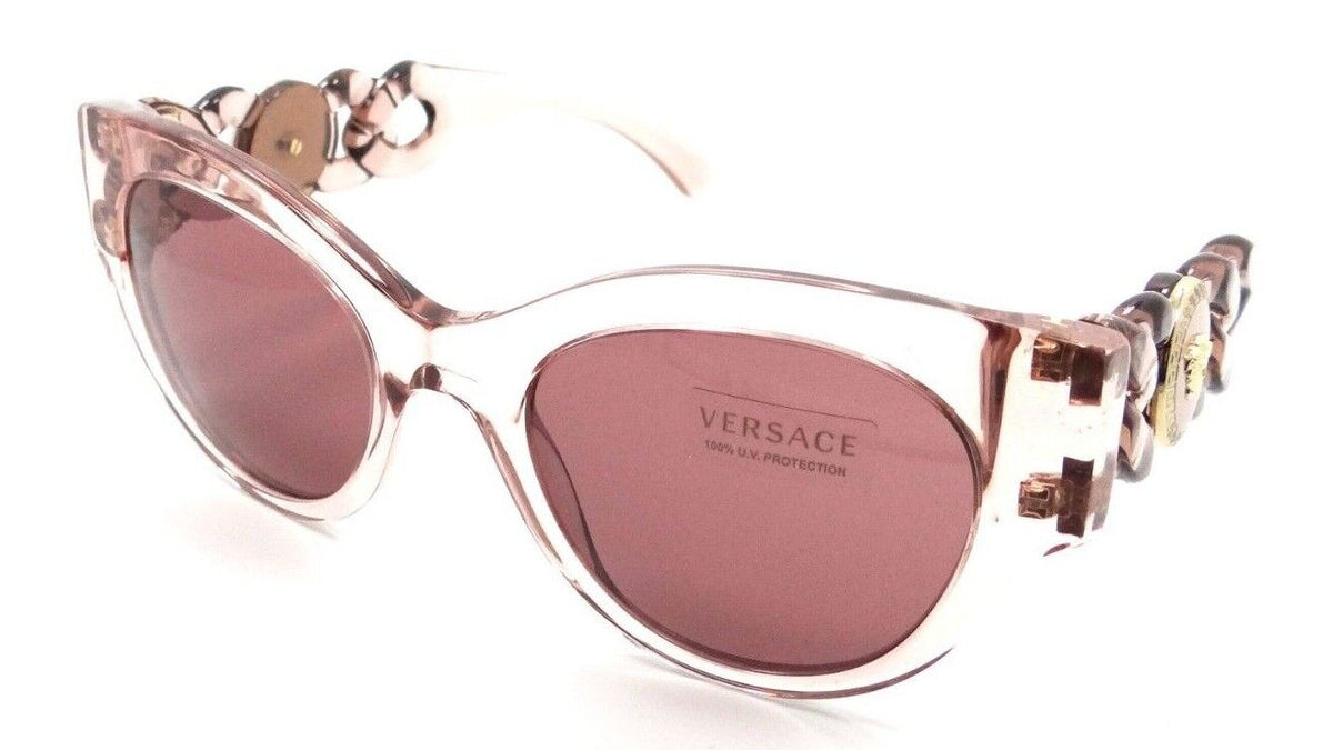 Versace Sunglasses VE 4408 5339/69 52-21-140 Transparent Pink / Dark Violet-8056597526098-classypw.com-1