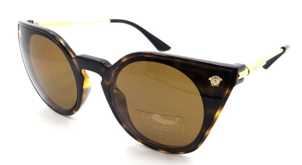 Versace Sunglasses VE 4410 108/83 60-22-140 Havana / Dark Brown Polarized Italy-8056597554619-classypw.com-1