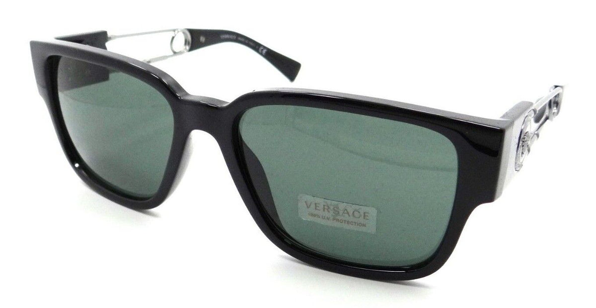 Versace Sunglasses VE 4412 GB1/71 57-18-140 Black / Dark Green Made in Italy-8056597526555-classypw.com-1