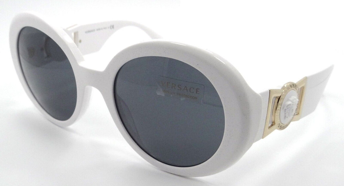 Versace Sunglasses VE 4414 314/87 55-22-145 White / Dark Grey Made in Italy-8056597618151-classypw.com-1