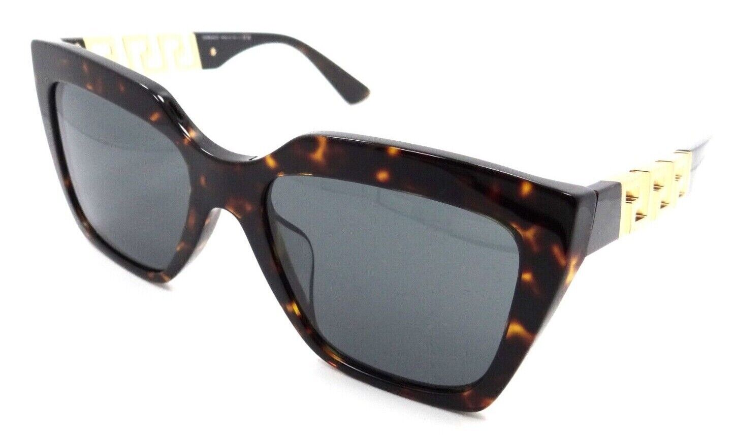 Versace Sunglasses VE 4418F 108/87 56-19-145 Havana / Dark Grey Made in Italy-8056597653176-classypw.com-1