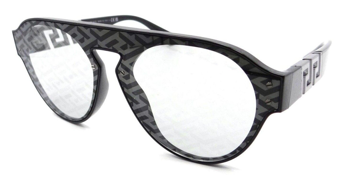 Versace Sunglasses VE 4420 GB1/AL 44-xx-145 Black / Light Grey Monogram Silver-8056597660075-classypw.com-1