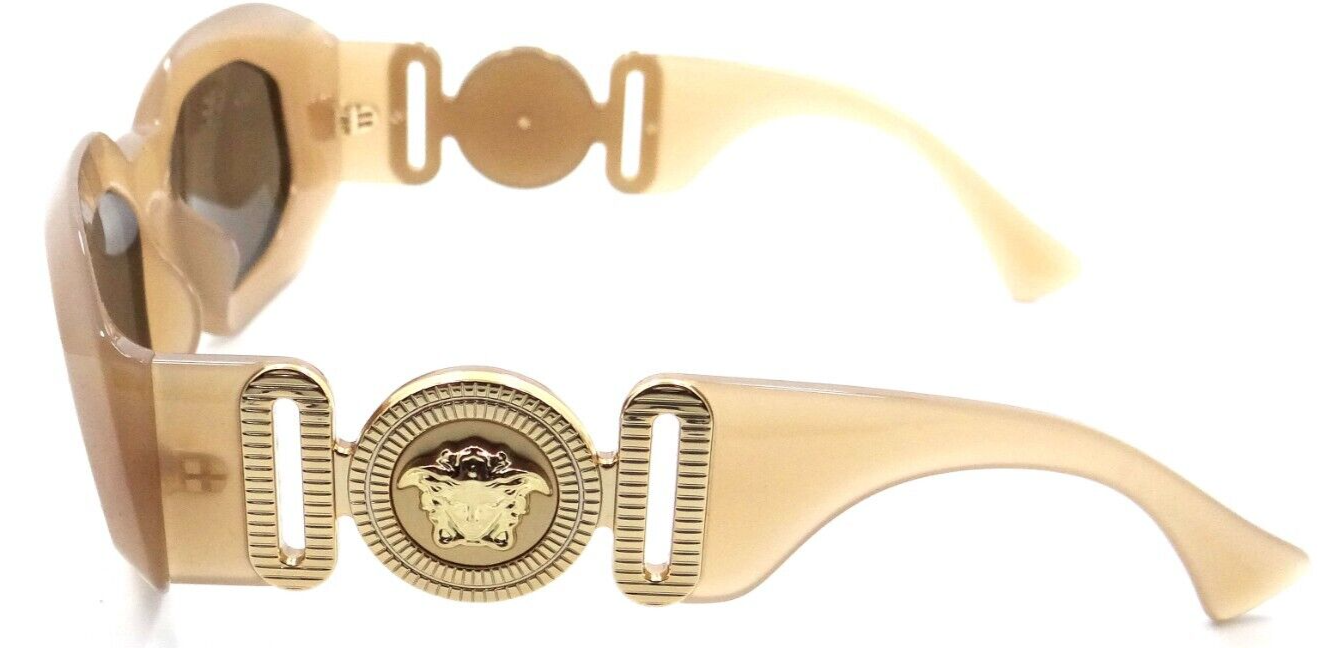 Versace Sunglasses VE 4425U 5467/73 53-18-145 Opaline Beige / Dark Brown Italy