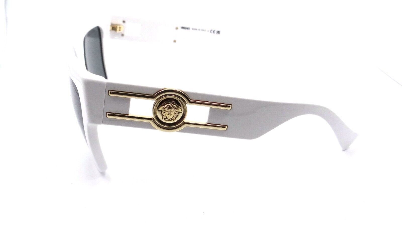 Versace Sunglasses VE 4458 314/87 54-19-135 White / Dark Grey Made in Italy