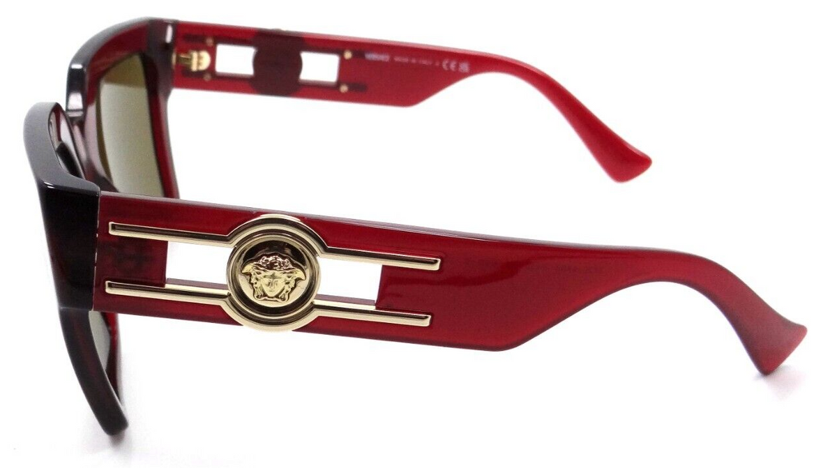 Versace Sunglasses VE 4458 5430/73 54-19-135 Bordeaux / Dark Brown Made in Italy