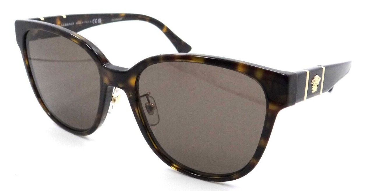 Versace Sunglasses VE 4460D 108/73 57-18-140 Havana / Dark Brown Made in Italy