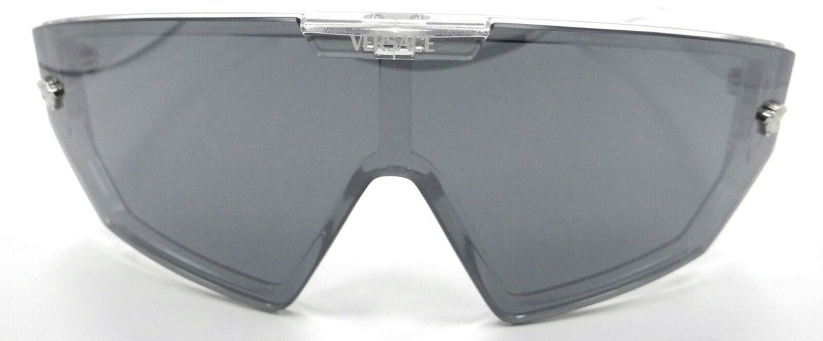 Versace Sunglasses VE 4461 148/6V 47-xx-125 Crystal / Grey Mirror Black &amp; Blue