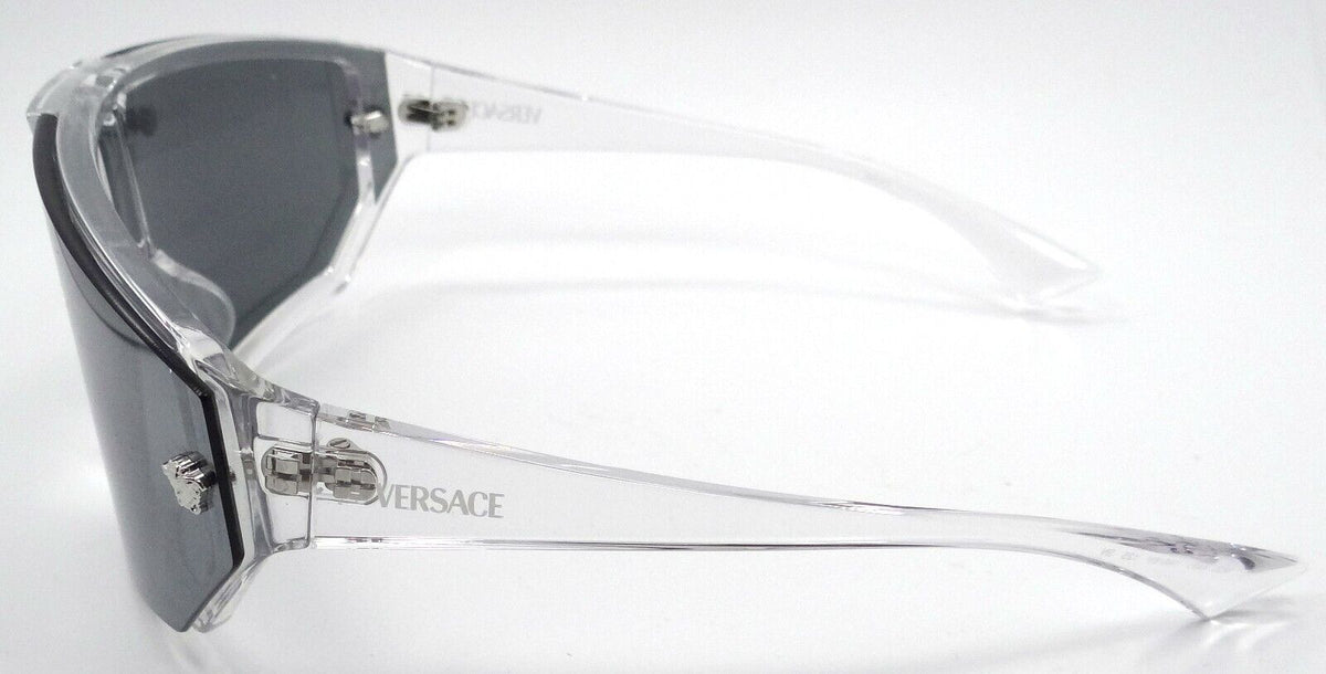 Versace Sunglasses VE 4461 148/6V 47-xx-125 Crystal / Grey Mirror Black &amp; Blue