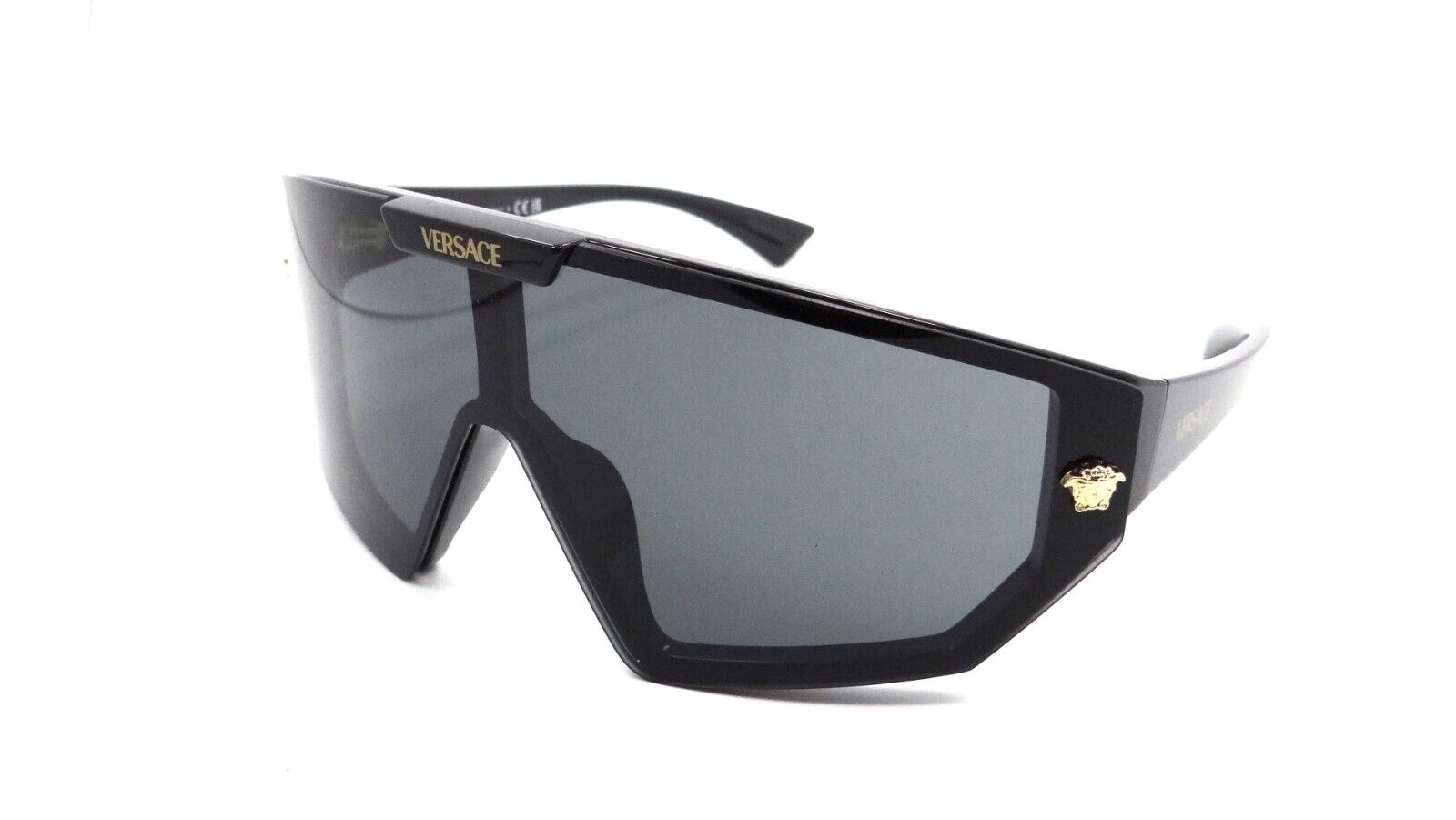 Versace Sunglasses VE 4461 GB1/87 47-xx-125 Black / Dark Grey & Gold Mirror