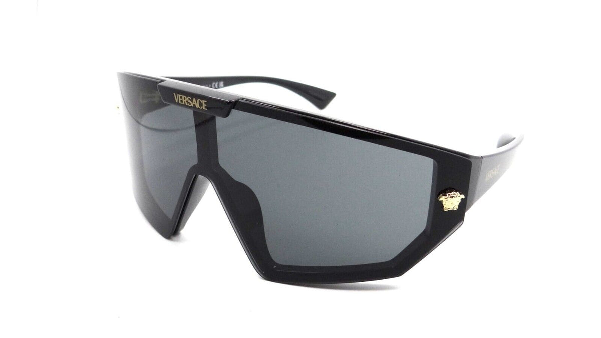 Versace Sunglasses VE 4461 GB1/87 47-xx-125 Black / Dark Grey &amp; Gold Mirror