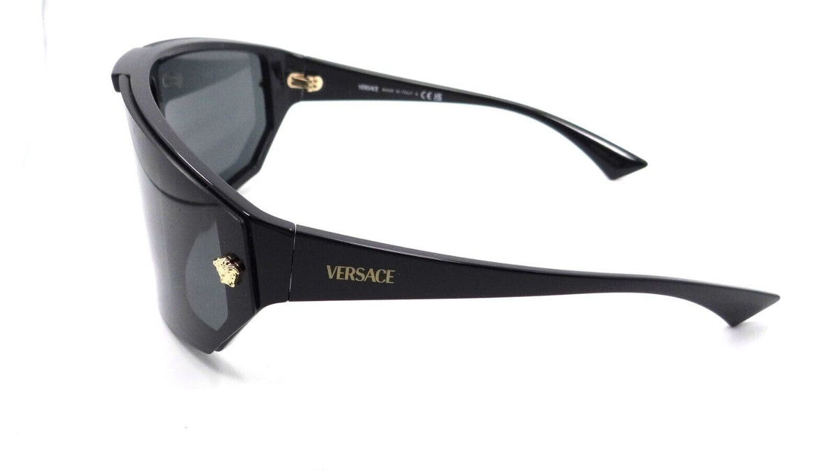 Versace Sunglasses VE 4461 GB1/87 47-xx-125 Black / Dark Grey &amp; Gold Mirror