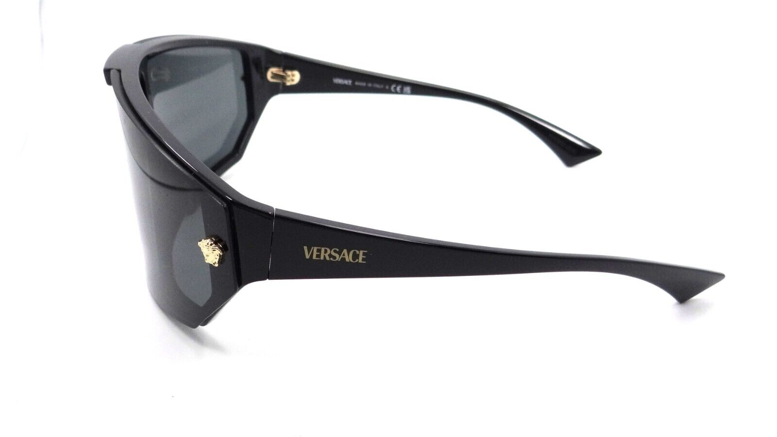 Versace Sunglasses VE 4461 GB1/87 47-xx-125 Black / Dark Grey & Gold Mirror