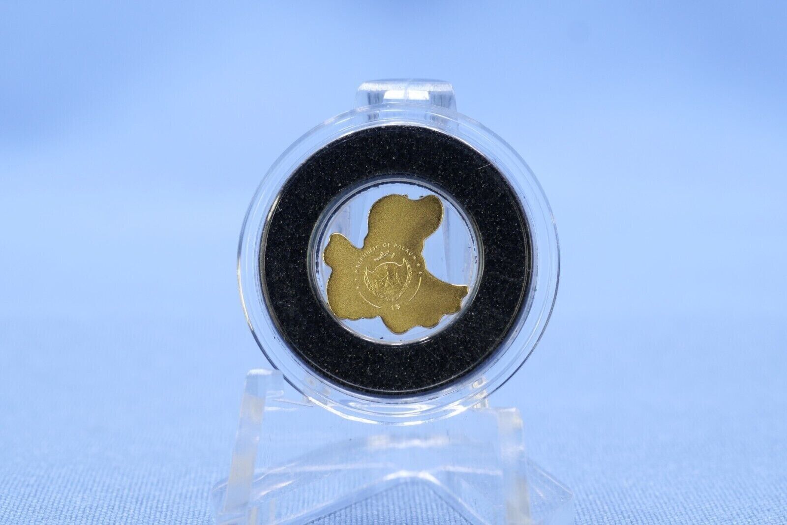 0.5g 24K Gold Coin Golden Little Ghost with Pumpkin Halloween .9999 $1 Palau-classypw.com-4
