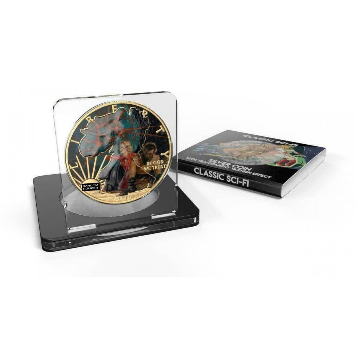 1 Oz Silver Coin 2019 $1 Liberty Classic Sci-Fi - Varnish No 2-classypw.com-4