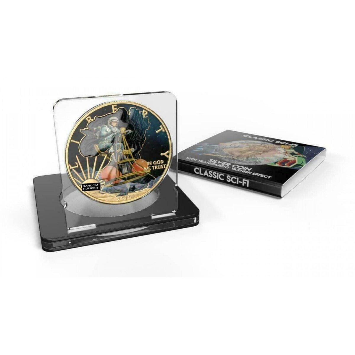1 Oz Silver Coin 2019 $1 Liberty Classic Sci-Fi - Varnish No 3-classypw.com-4