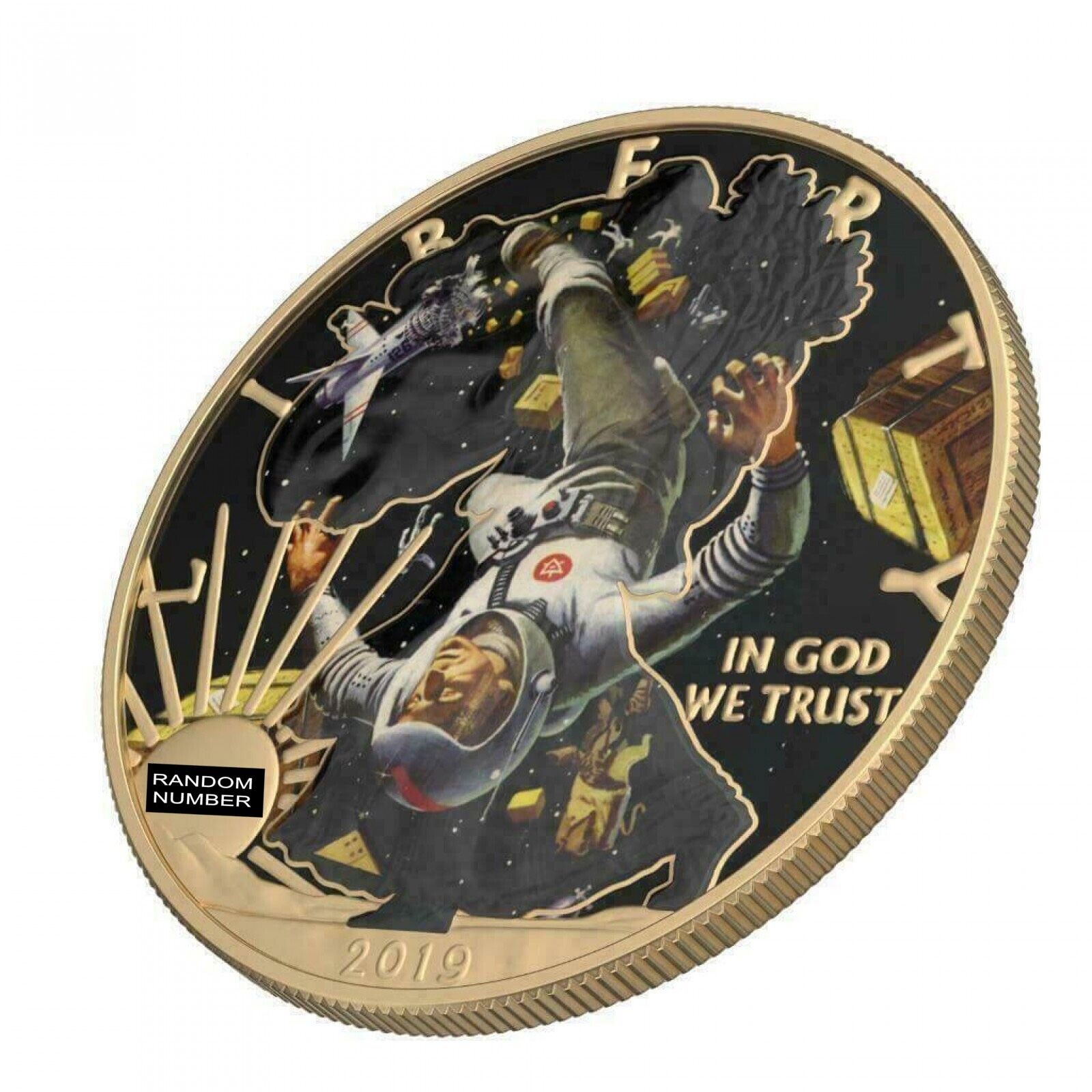 1 Oz Silver Coin 2019 $1 Liberty Classic Sci-Fi - Varnish No 8-classypw.com-1