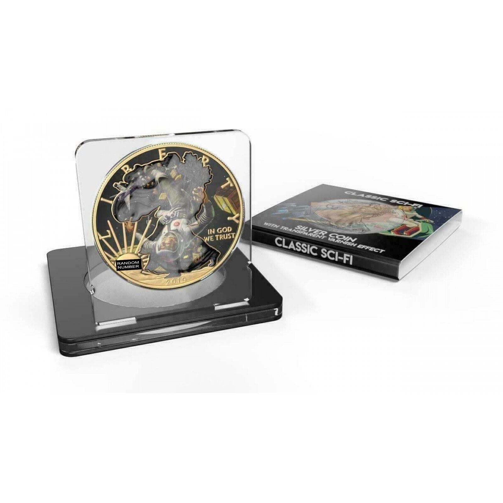 1 Oz Silver Coin 2019 $1 Liberty Classic Sci-Fi - Varnish No 8-classypw.com-4
