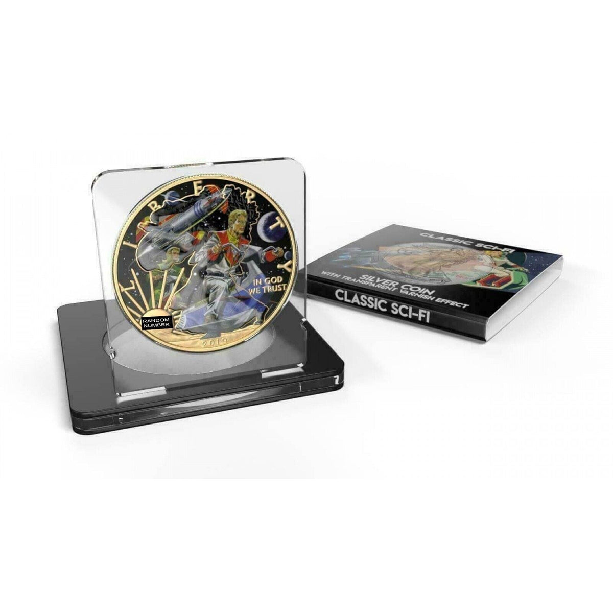 1 Oz Silver Coin 2019 $1 Liberty Classic Sci-Fi - Varnish No 9-classypw.com-4