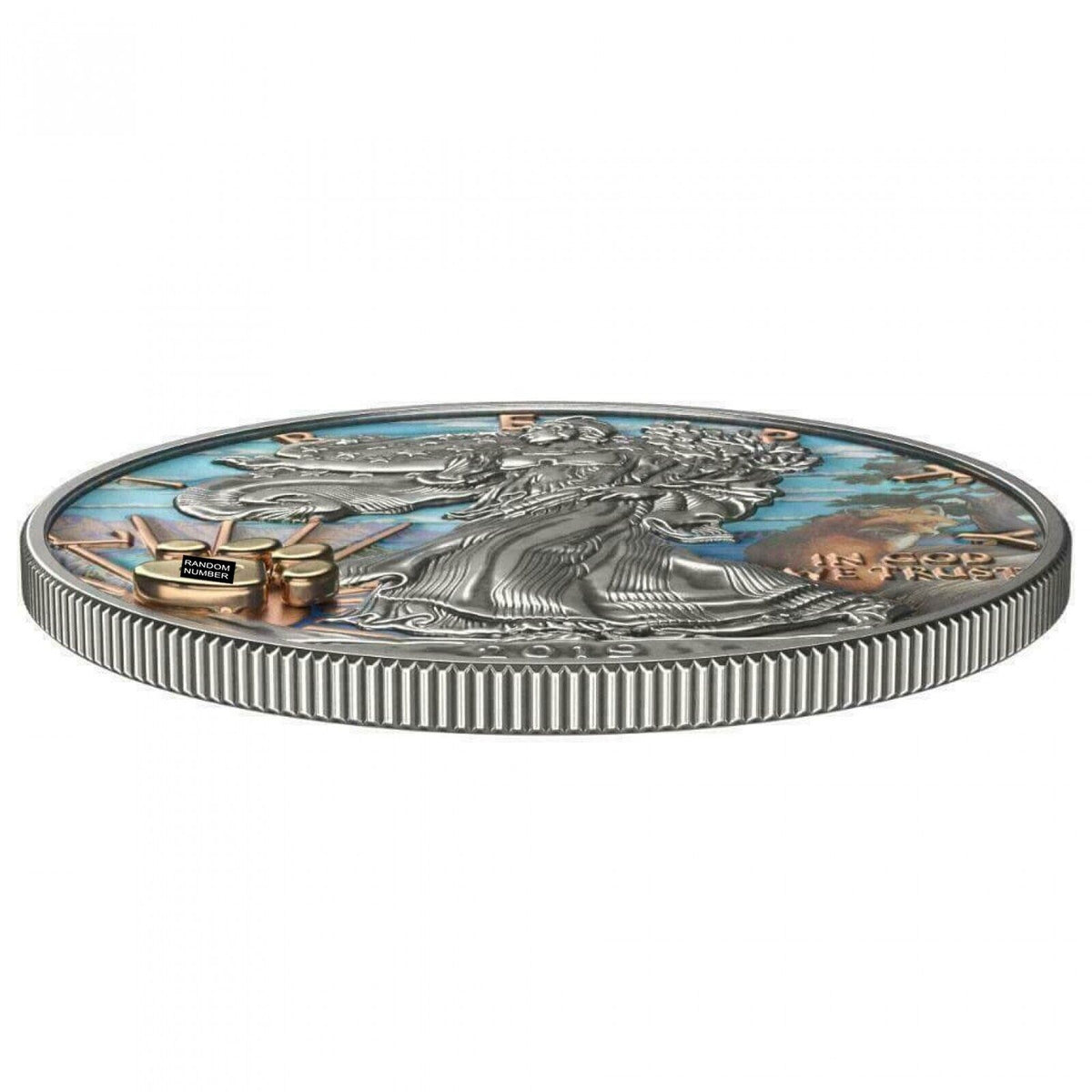 1 Oz Silver Coin 2019 $1 Liberty National Parks of The United States Crater Lake-classypw.com-4