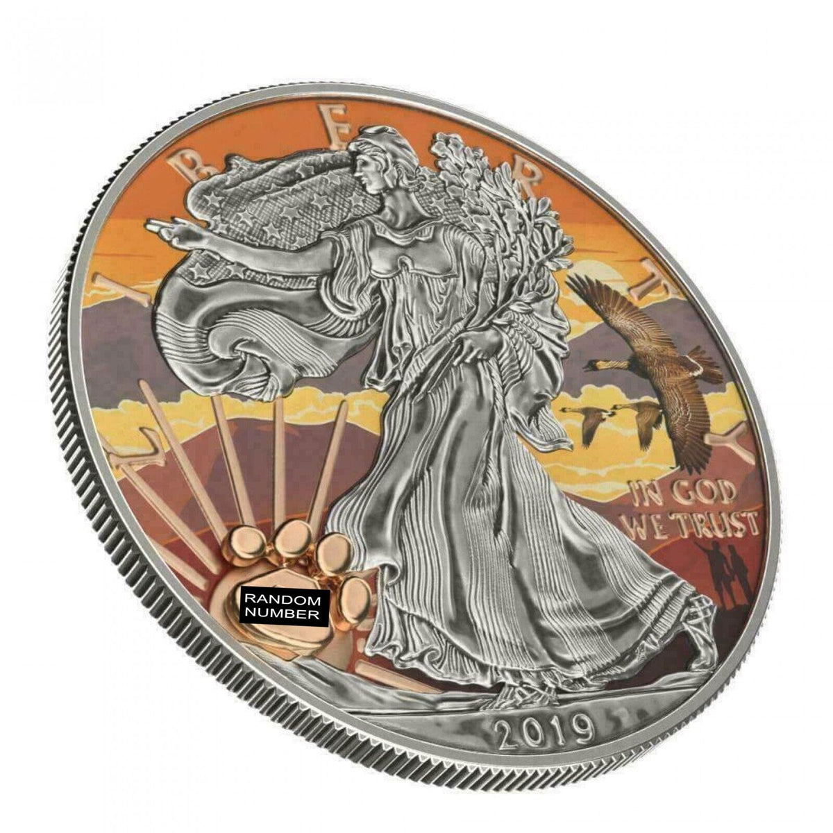 1 Oz Silver Coin 2019 $1 Liberty National Parks of The United States - Haleakala-classypw.com-3