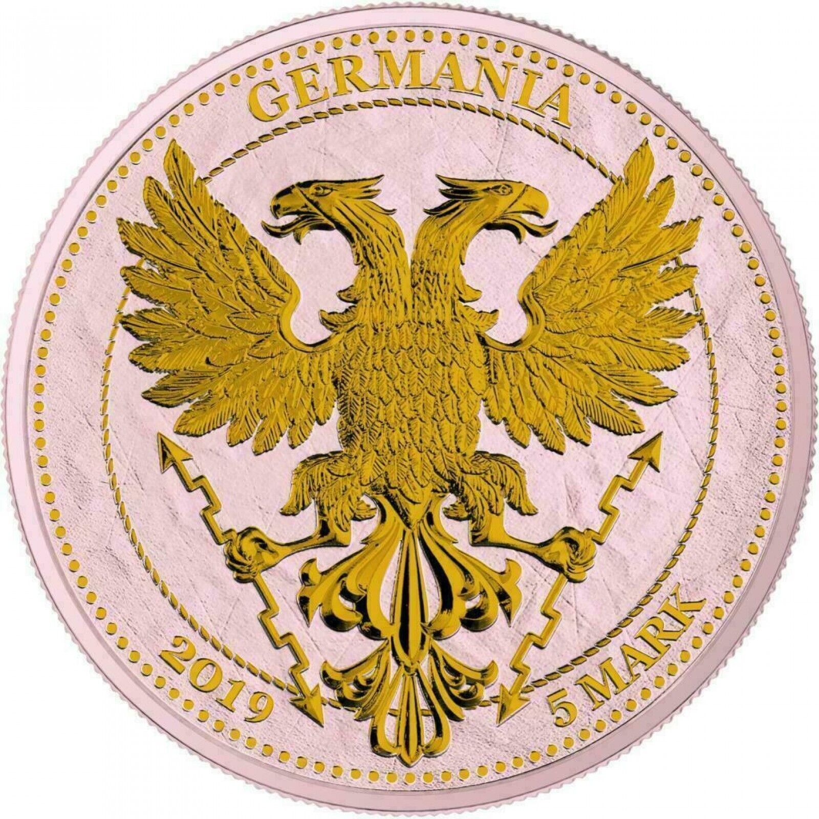 1 Oz Silver Coin 2019 5 Mark Germania Oak Leaf Bejeweled Gingerbread Man - Girl-classypw.com-4