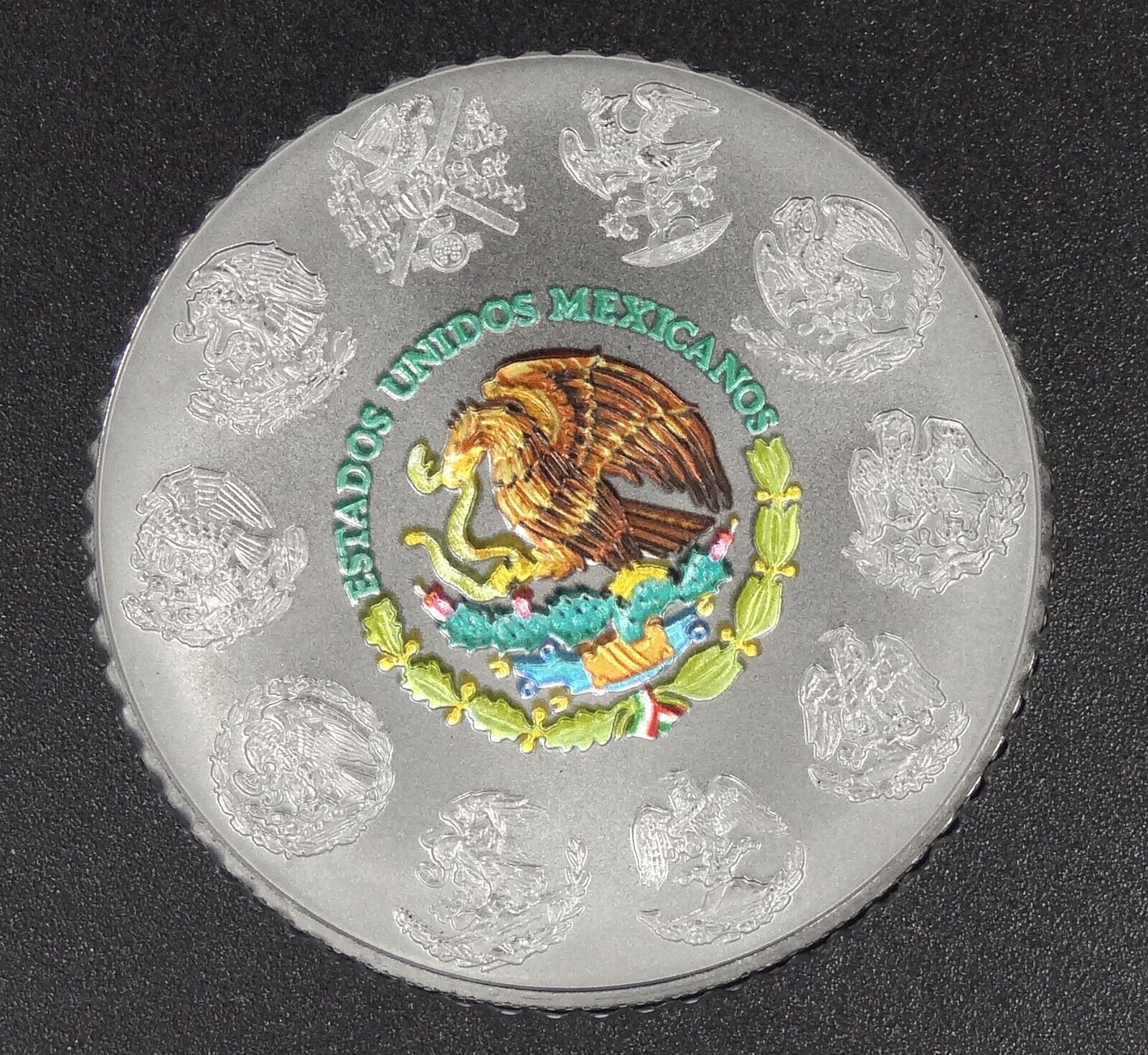 1 Oz Silver Coin 2021 Mexico Libertad Huichol Art Silver Coin #1-classypw.com-2