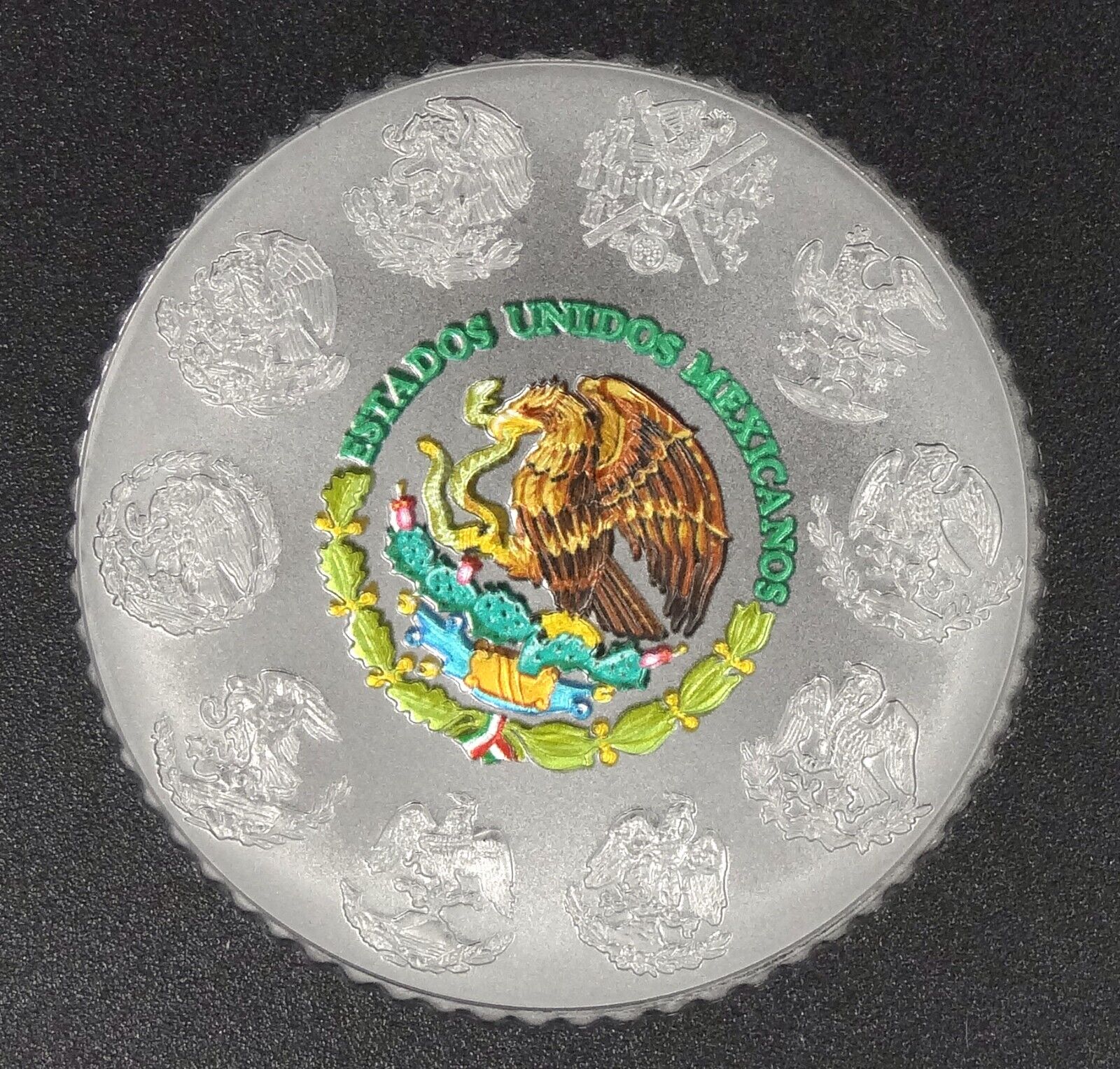 1 Oz Silver Coin 2021 Mexico Libertad Huichol Art Silver Coin #2-classypw.com-2