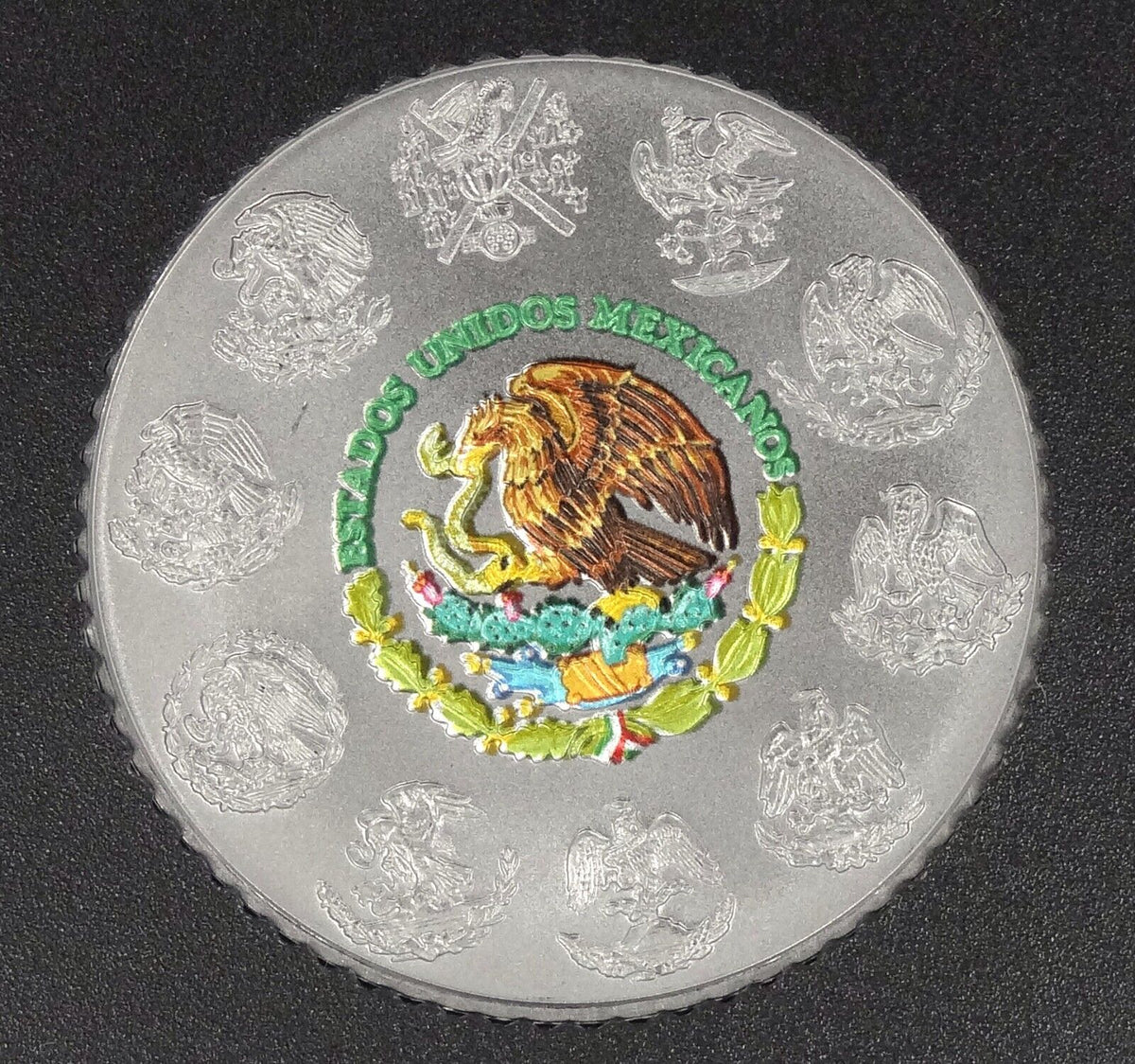 1 Oz Silver Coin 2021 Mexico Libertad Huichol Art Silver Coin #6-classypw.com-2