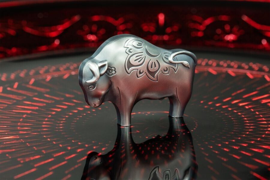 1 oz Silver Coin Mongolia 2021 1000 Togrog Year of the Ox - Mighty Silver Ox-classypw.com-4