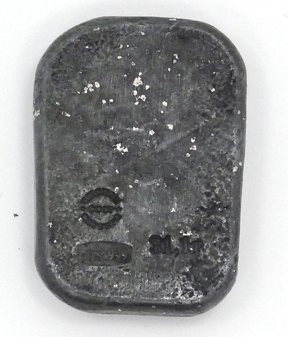 1 oz Silver Vintage USSR CCCP Soviet Union Old Hand Poured Bar 31.1G RARE-classypw.com-2