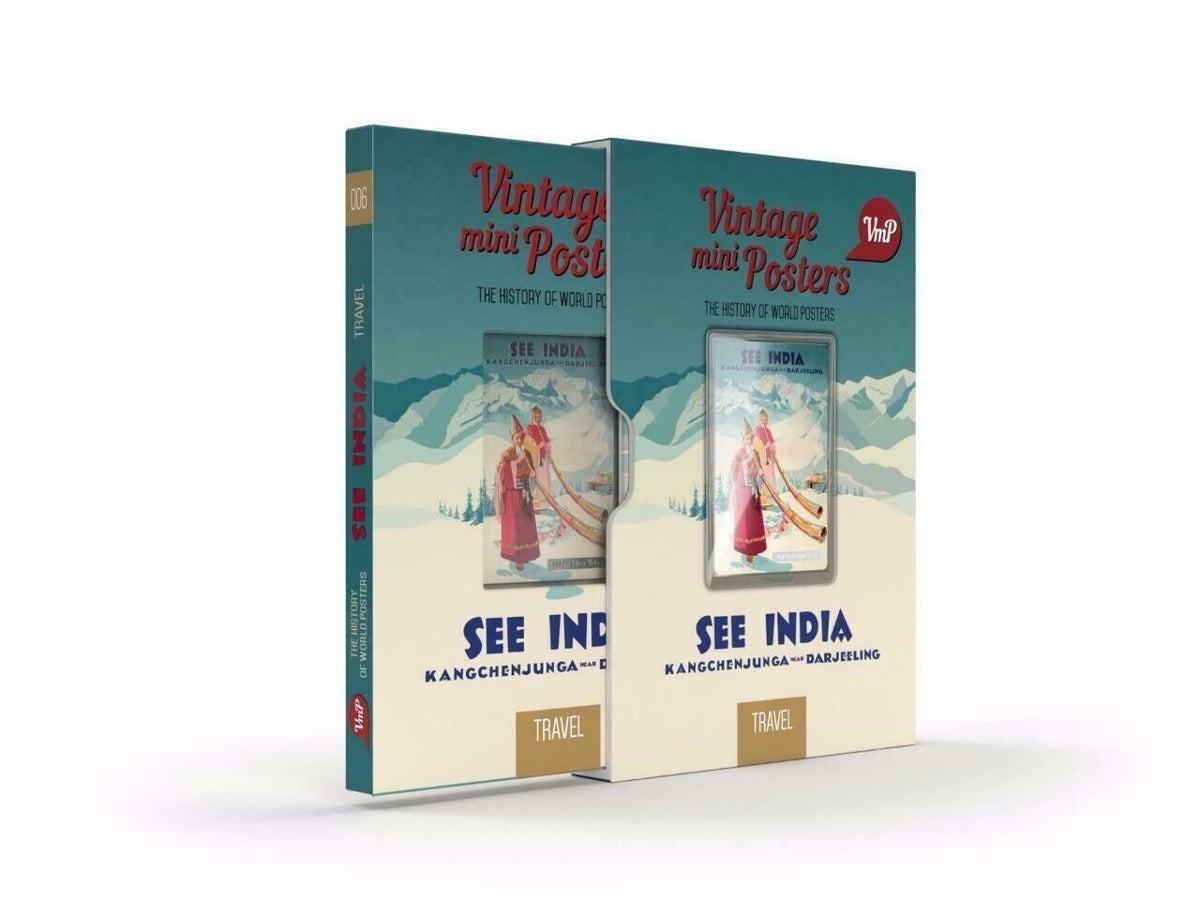 1/2 Oz Silver Coin 2015 Niue $1 Vintage Mini Posters See India only 1000 Made-classypw.com-5