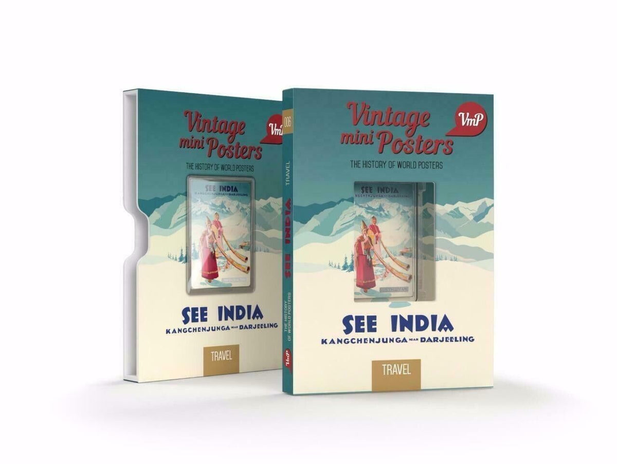 1/2 Oz Silver Coin 2015 Niue $1 Vintage Mini Posters See India only 1000 Made-classypw.com-6