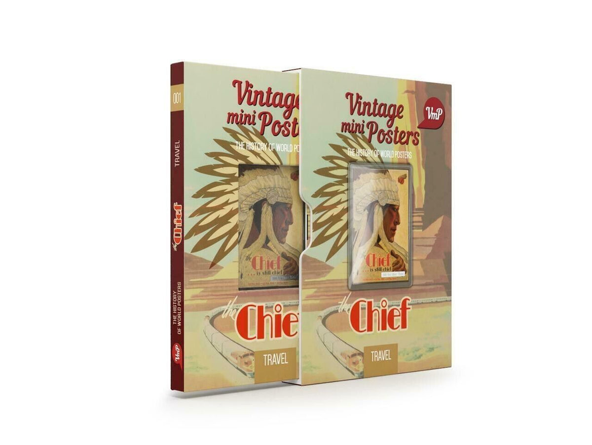 1/2 Oz Silver Coin 2015 Niue $1 Vintage Mini Posters The Chief only 1000 Made-classypw.com-5